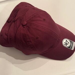 47 Brand Classic Maroon Hat Bundle of 3